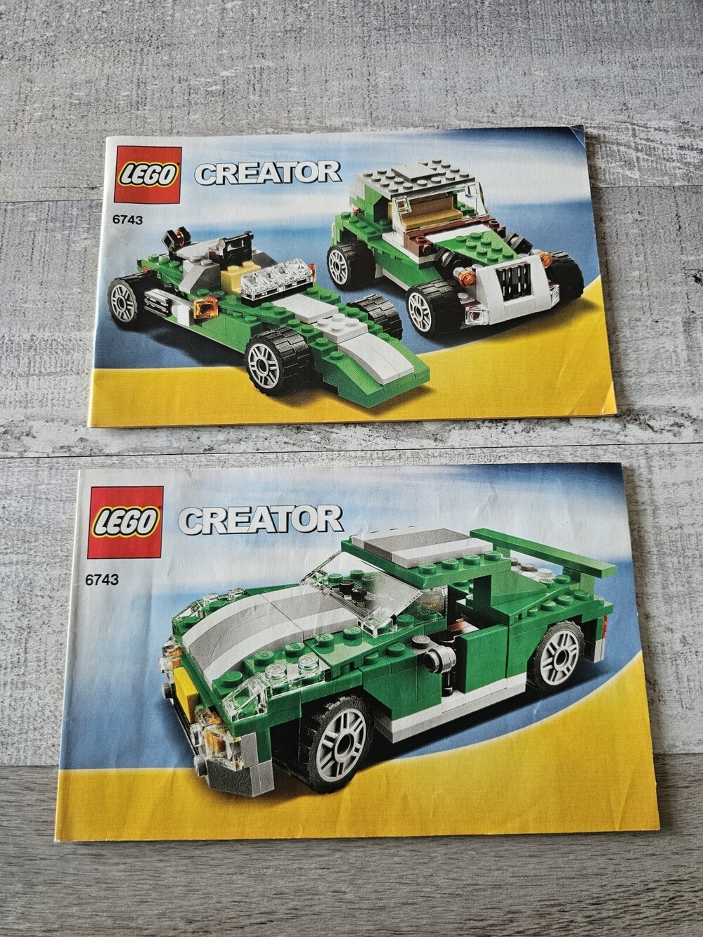 Lego Instruction Manuals 6743 Instruction Manuals ONLY